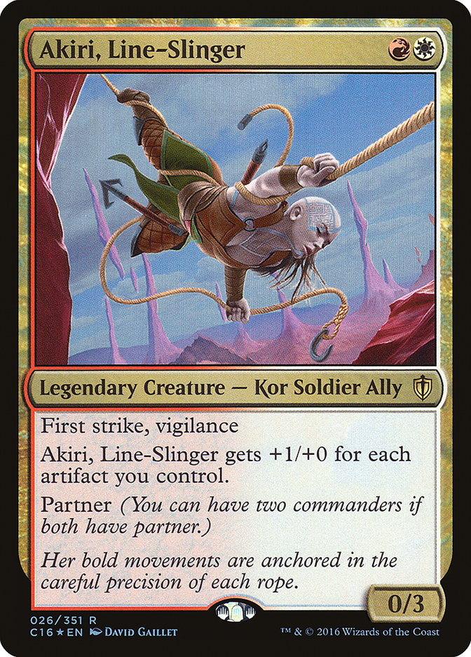 Akiri, Line-Slinger [Commander 2016] | Good Games Morley