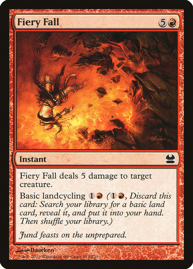 Fiery Fall [Modern Masters] | Good Games Morley