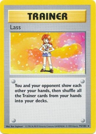 Lass (75/102) [Base Set Shadowless Unlimited] | Good Games Morley
