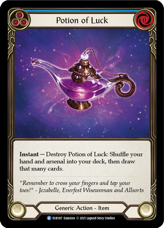 Potion of Luck [EVR187] (Everfest)  1st Edition Cold Foil | Good Games Morley