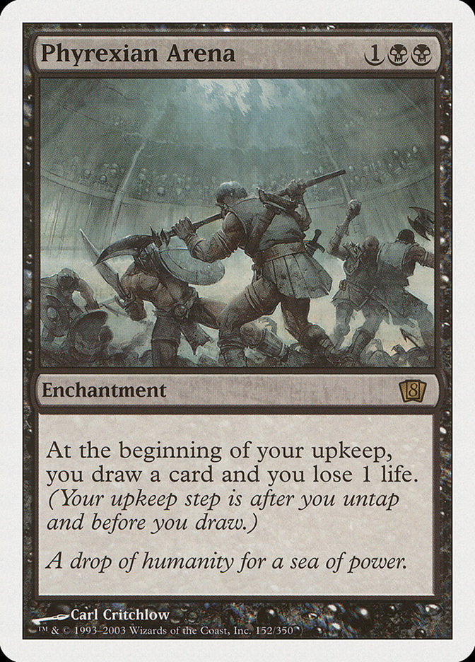 Phyrexian Arena [Eighth Edition] | Good Games Morley