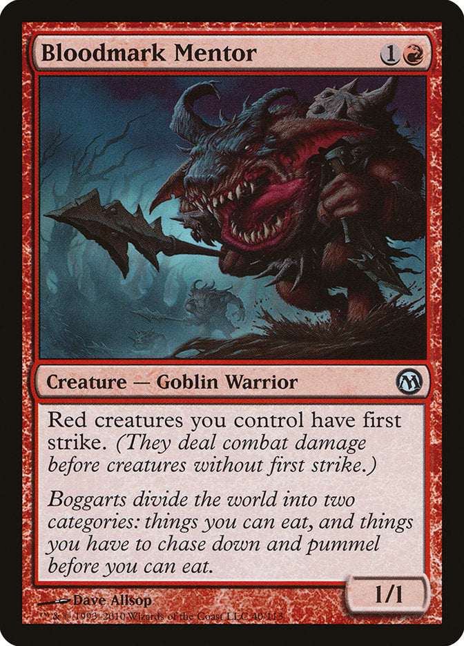 Bloodmark Mentor [Duels of the Planeswalkers] | Good Games Morley