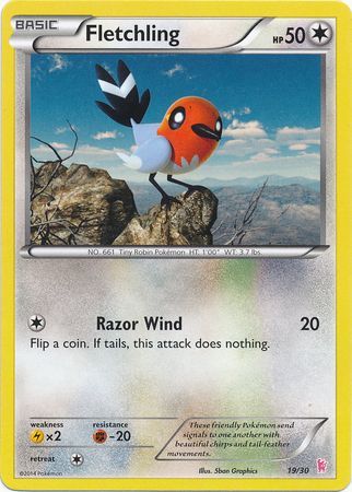 Fletchling (19/30) [XY: Trainer Kit - Sylveon] | Good Games Morley