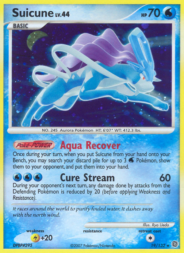 Suicune (19/132) [Diamond & Pearl: Secret Wonders] | Good Games Morley