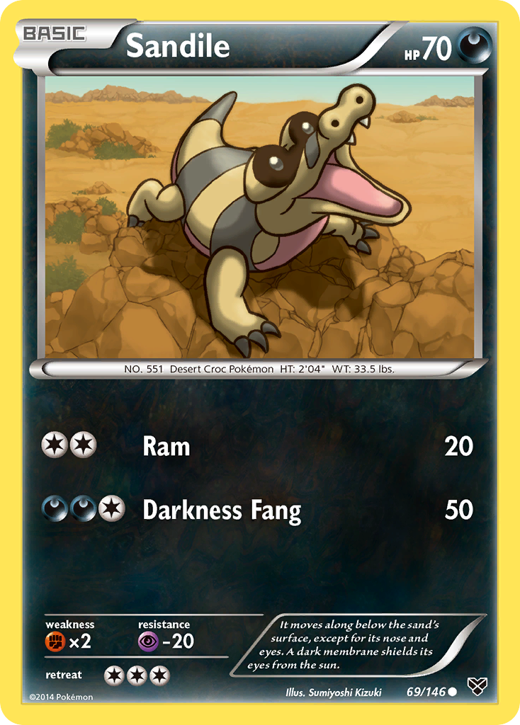 Sandile (69/146) [XY: Base Set] | Good Games Morley