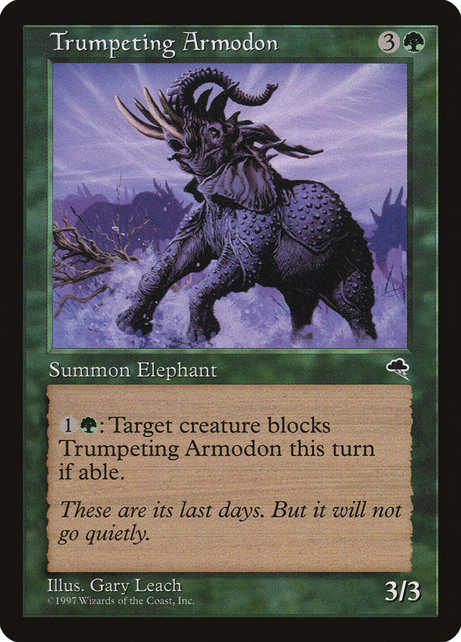 Trumpeting Armodon [Tempest] | Good Games Morley