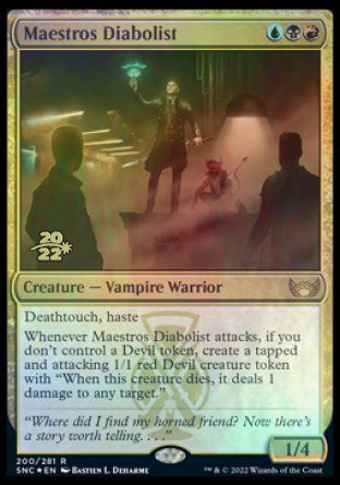 Maestros Diabolist [Streets of New Capenna Prerelease Promos] | Good Games Morley