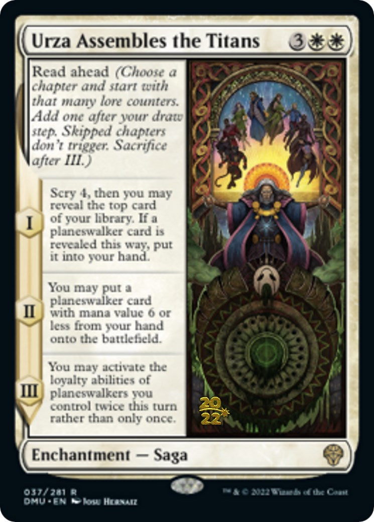 Urza Assembles the Titans [Dominaria United Prerelease Promos] | Good Games Morley