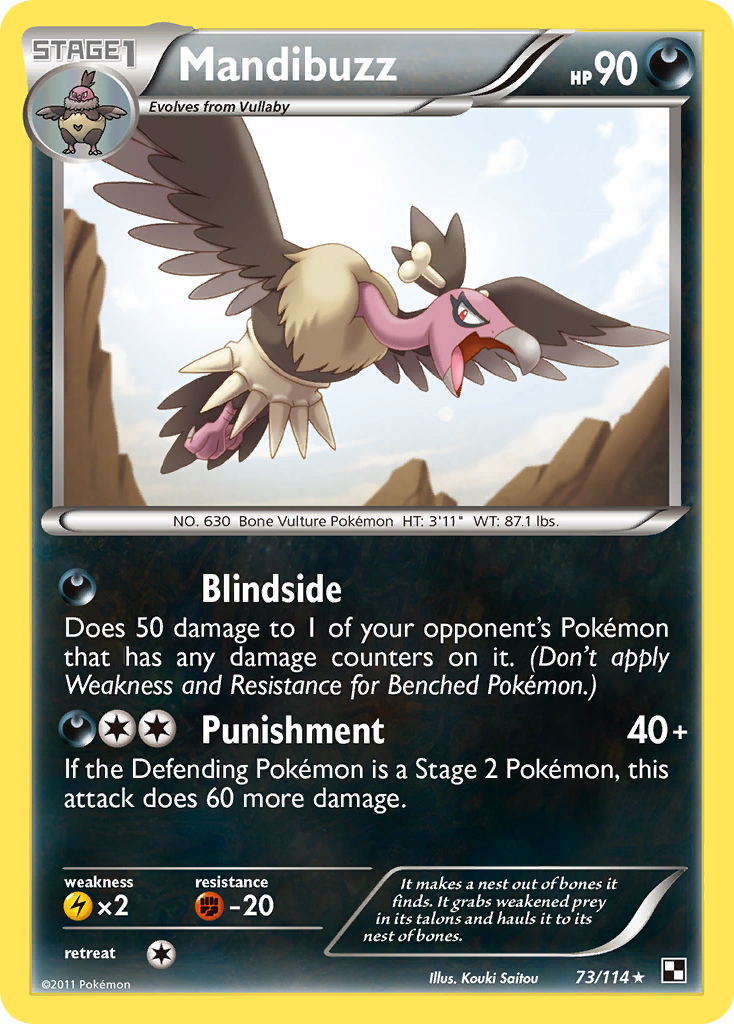 Mandibuzz (73/114) [Black & White: Base Set] | Good Games Morley