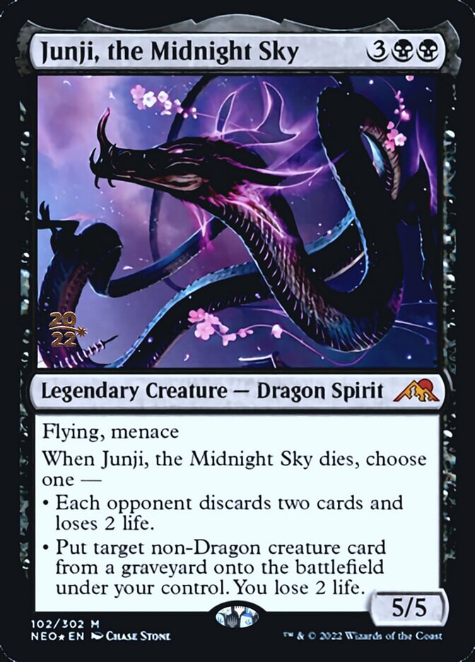 Junji, the Midnight Sky [Kamigawa: Neon Dynasty Prerelease Promos] | Good Games Morley