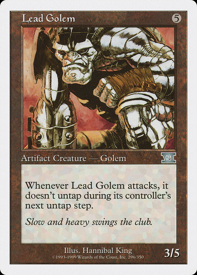 Lead Golem [Classic Sixth Edition] | Good Games Morley