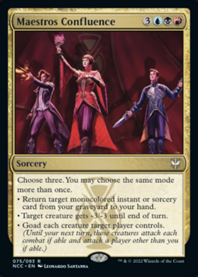 Maestros Confluence [Streets of New Capenna Commander] | Good Games Morley