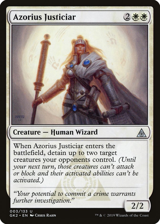 Azorius Justiciar [Ravnica Allegiance Guild Kit] | Good Games Morley