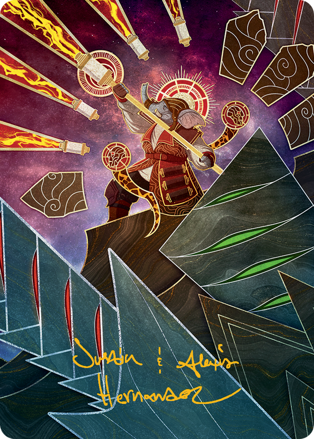 Quintorius, Loremaster Art Card (63) (Gold-Stamped Signature) [March of the Machine Art Series] | Good Games Morley