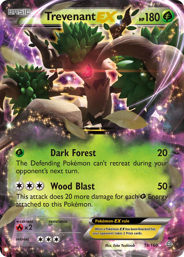 Trevenant EX (19/160) [XY: Primal Clash] | Good Games Morley
