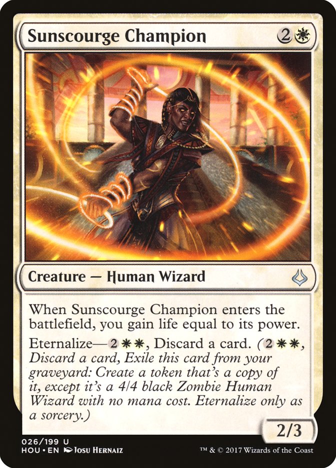 Sunscourge Champion [Hour of Devastation] | Good Games Morley