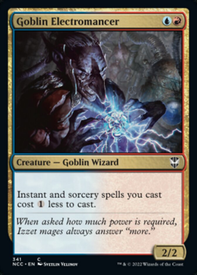 Goblin Electromancer [Streets of New Capenna Commander] | Good Games Morley