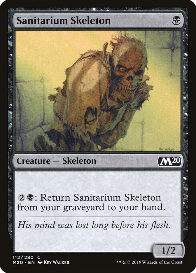 Sanitarium Skeleton [Core Set 2020] | Good Games Morley