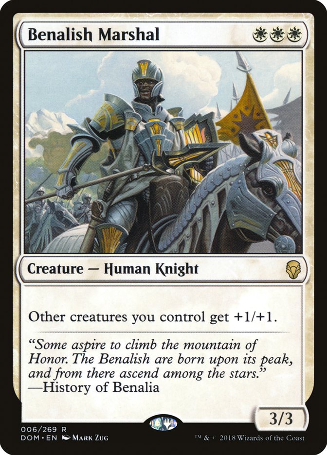 Benalish Marshal [Dominaria] | Good Games Morley