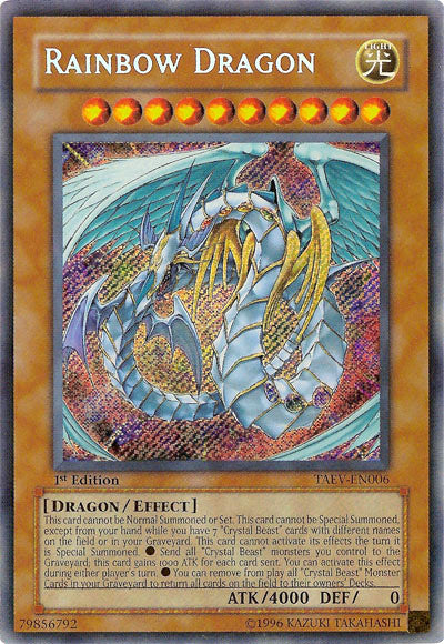 Rainbow Dragon [TAEV-EN006] Secret Rare | Good Games Morley