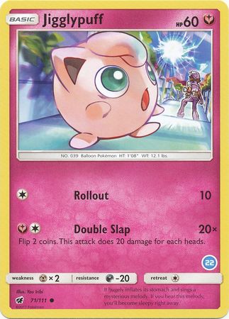 Jigglypuff (71/111) (Deck Exclusive #22) [Sun & Moon: Trainer Kit - Alolan Ninetales] | Good Games Morley
