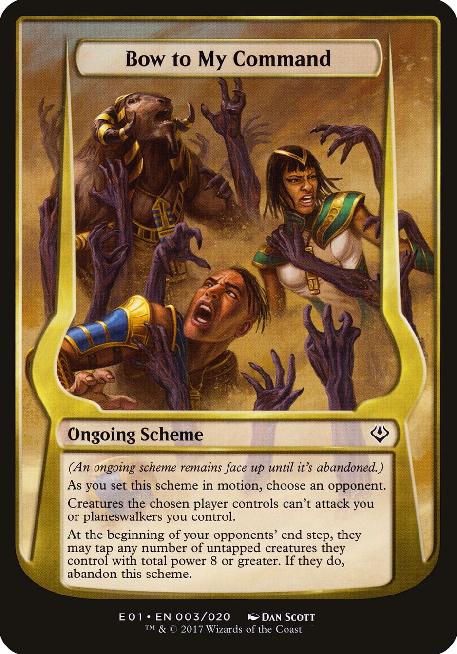 Bow to My Command (Schemes) [Archenemy: Nicol Bolas Schemes] | Good Games Morley