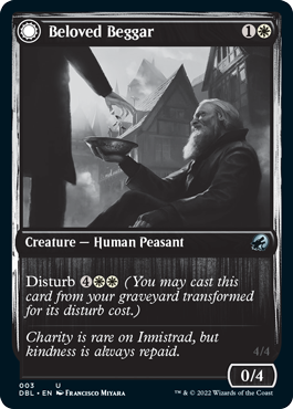 Beloved Beggar // Generous Soul [Innistrad: Double Feature] | Good Games Morley