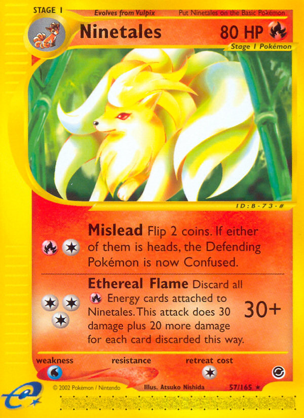 Ninetales (57/165) [Expedition: Base Set] | Good Games Morley
