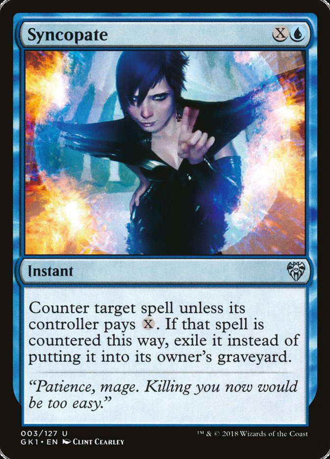 Syncopate [Guilds of Ravnica Guild Kit] | Good Games Morley
