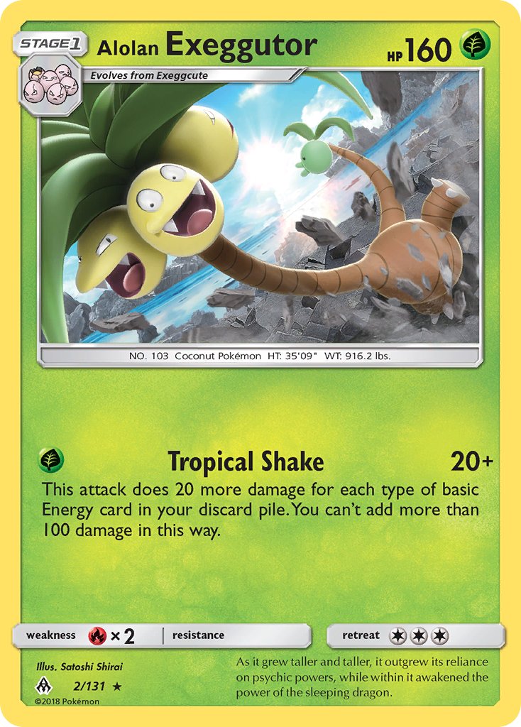 Alolan Exeggutor (2/131) (Theme Deck Exclusive) [Sun & Moon: Forbidden Light] | Good Games Morley