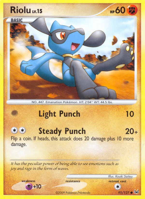 Riolu (91/127) [Platinum: Base Set] | Good Games Morley