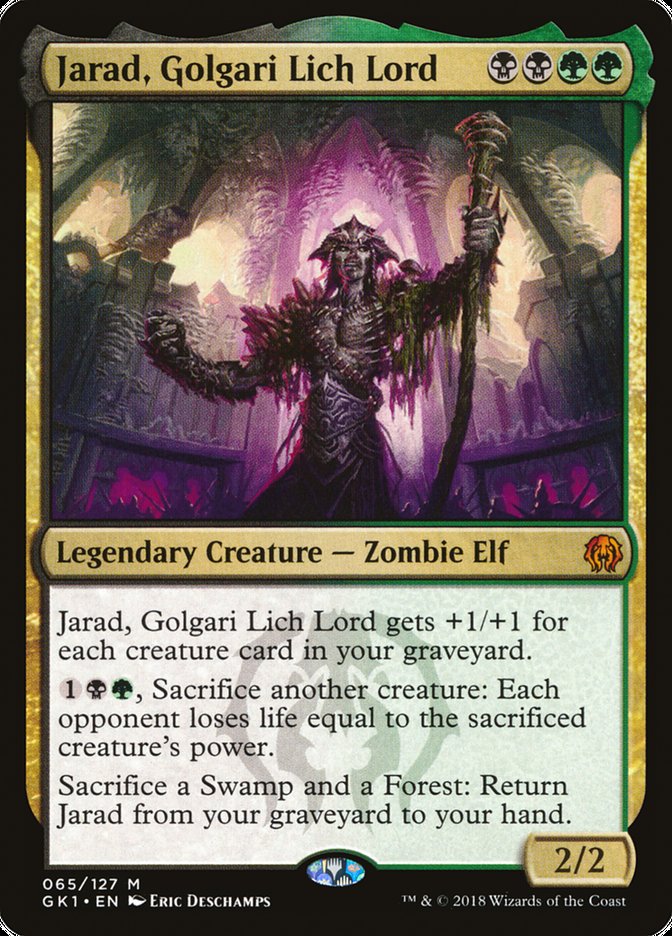 Jarad, Golgari Lich Lord [Guilds of Ravnica Guild Kit] | Good Games Morley