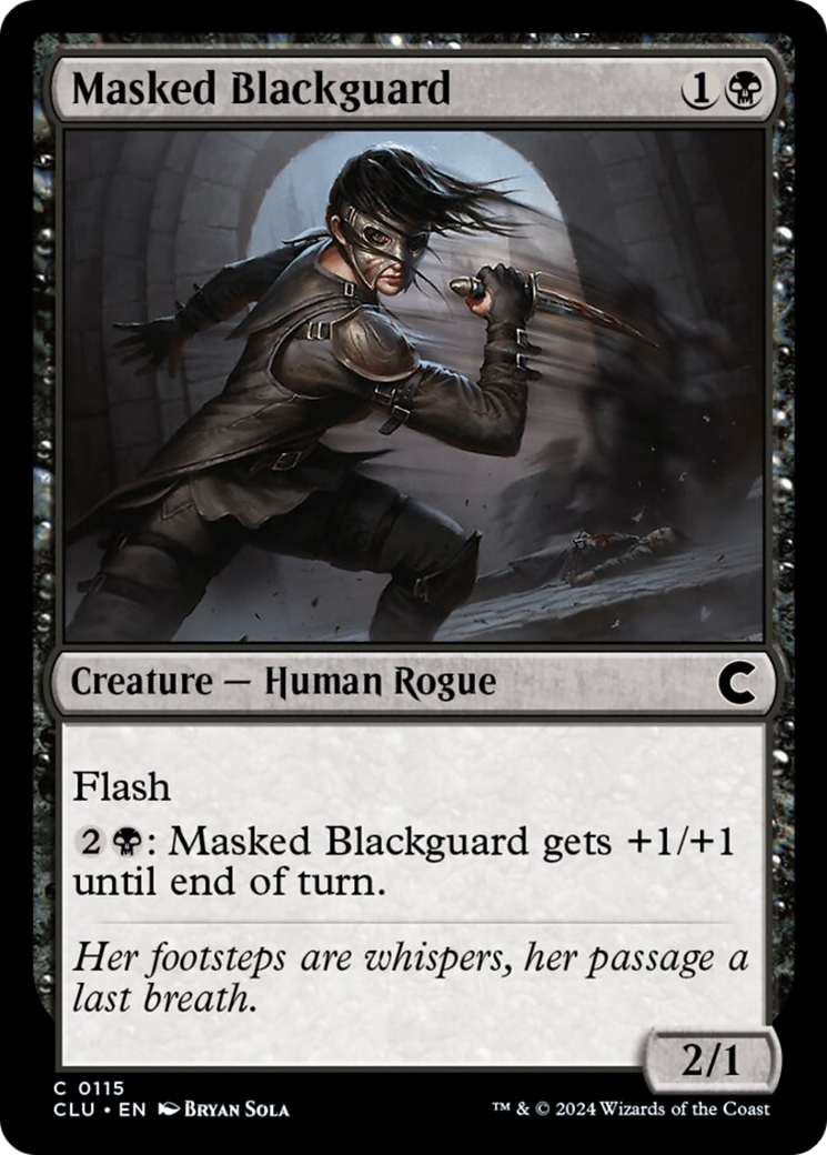 Masked Blackguard [Ravnica: Clue Edition] | Good Games Morley