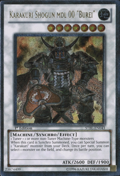 Karakuri Shogun mdl 00 "Burei" [STBL-EN043] Ultimate Rare | Good Games Morley