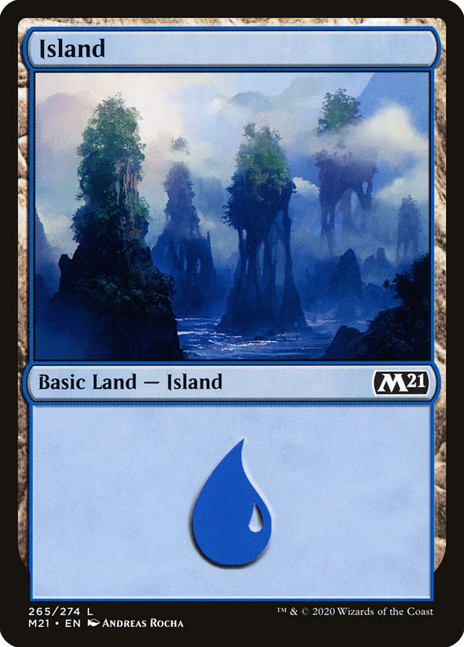 Island (265) [Core Set 2021] | Good Games Morley