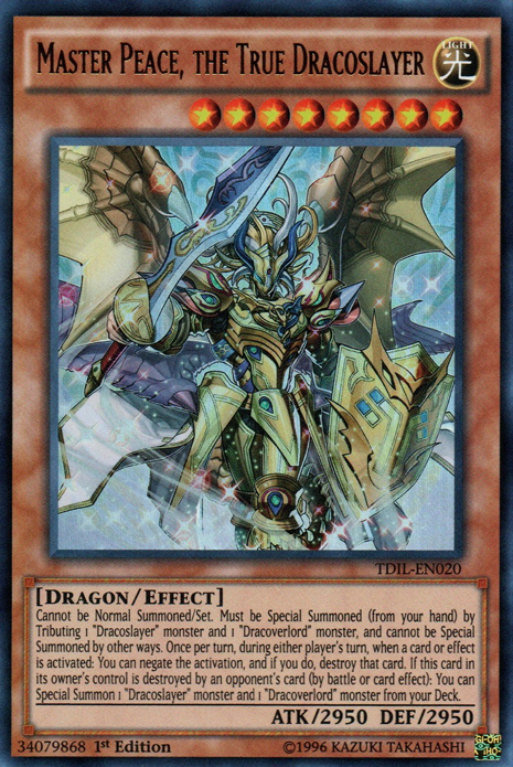 Master Peace, the True Dracoslayer [TDIL-EN020] Ultra Rare | Good Games Morley