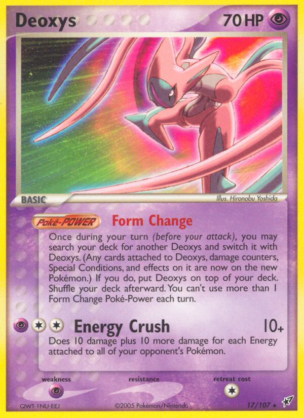 Deoxys (17/107) [EX: Deoxys] | Good Games Morley
