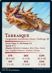 Tarrasque Art Card [Dungeons & Dragons: Adventures in the Forgotten Realms Art Series] | Good Games Morley
