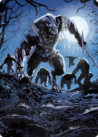 Tovolar, the Midnight Scourge 2 Art Card [Innistrad: Midnight Hunt Art Series] | Good Games Morley