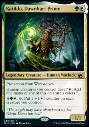 Katilda, Dawnhart Prime (Promo Pack) [Innistrad: Midnight Hunt Promos] | Good Games Morley