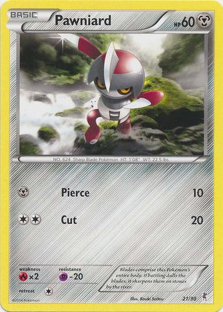 Pawniard (21/30) [XY: Trainer Kit 1 - Bisharp] | Good Games Morley