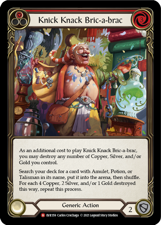 Knick Knack Bric-a-brac [EVR159] (Everfest)  1st Edition Rainbow Foil | Good Games Morley