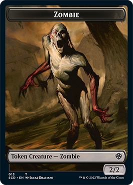 Ogre // Zombie Double-Sided Token [Starter Commander Decks] | Good Games Morley