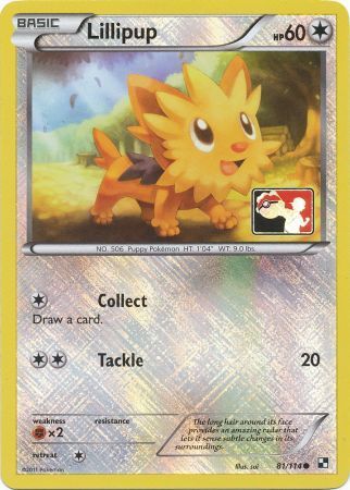Lillipup (81/114) (League Promo) [Black & White: Base Set] | Good Games Morley