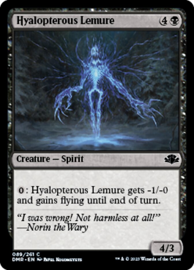 Hyalopterous Lemure [Dominaria Remastered] | Good Games Morley