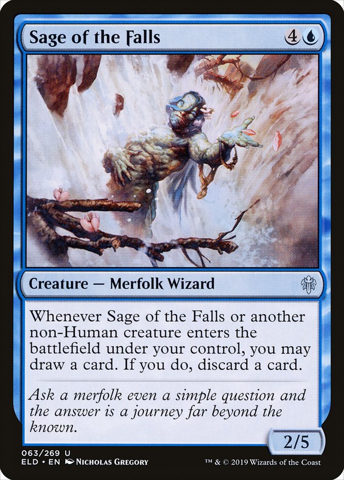Sage of the Falls [Throne of Eldraine] | Good Games Morley