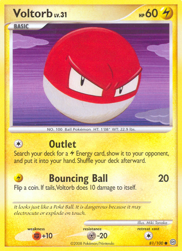 Voltorb (81/100) [Diamond & Pearl: Stormfront] | Good Games Morley