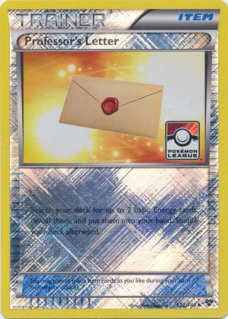 Professor's Letter (123/146) (League Promo) [XY: Base Set] | Good Games Morley