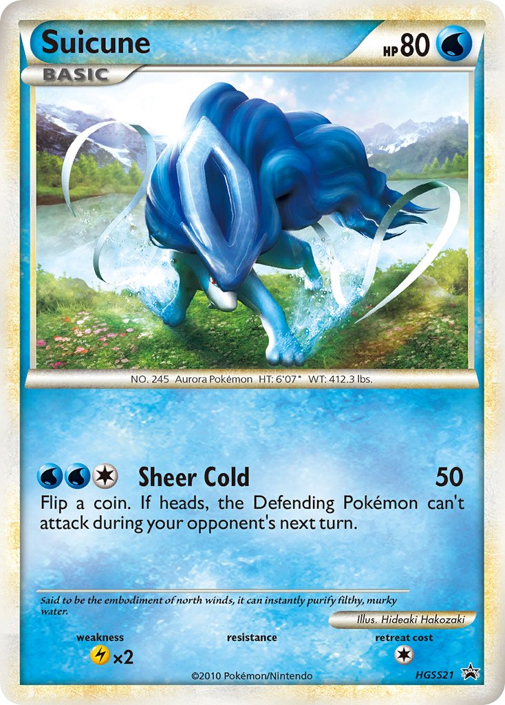 Suicune (HGSS21) [HeartGold & SoulSilver: Black Star Promos] | Good Games Morley