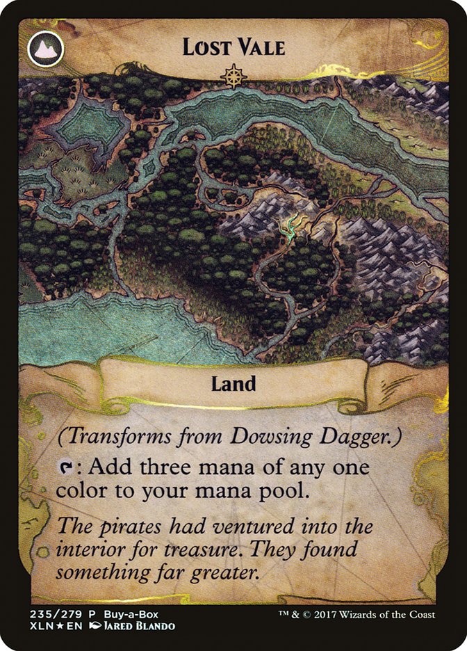 Dowsing Dagger // Lost Vale (Buy-A-Box) [Ixalan Treasure Chest] | Good Games Morley